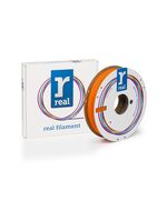 REAL PLA 3D PRINTER FILAMENT - ORANGE - SPOOL OF 0.5KG - 1.75MM (REALPLAORANGE500MM175)