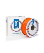 REAL PETG 3D PRINTER FILAMENT - TRANSLUCENT ORANGE - SPOOL OF 1KG - 1.75MM (REALPETGORANGE1000MM175)