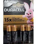 DURACELL ΑΛΚΑΛΙΚΈΣ ΜΠΑΤΑΡΊΕΣ AA 1.5V 4ΤΜΧ (DAALR6MN15004) (DURDAALR6MN15004)