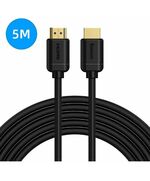 BASEUS  2X HDMI 2.0 4K 30HZ CABLE, 3D, HDR, 18GBPS, 5M BLACK (CAKGQ-D01) (BASCAKGQ-D01)