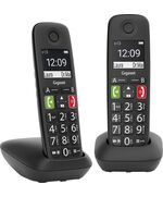 GIGASET E290 DUO ΑΣΎΡΜΑΤΟ ΤΗΛΈΦΩΝΟ SET ΓΙΑ ΗΛΙΚΙΩΜΈΝΟΥΣ ΜΕ AΝΟΙΧΤΉ AΚΡΌΑΣΗ (GGSE290DUO-BK)