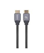 GEMBIRD SELECT PLUS SERIES HDMI 1.4 BRAIDED CABLE HDMI MALE - HDMI MALE 7.5M ΜΑΎΡΟ (CCBP-HDMI-7.5M) (GEMCCBP-HDMI-7.5M)