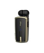 ΑΚΟΥΣΤΙΚΌ BLUETOOTH IPRO RH120 RETRACTABLE ΜΑΎΡΟ-ΧΡΥΣΟ (RH120BGO) (IPRORH120BGO)