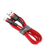 BASEUS LIGHTNING CAFULE CABLE 2.4A 1M RED + RED (CALKLF-B09) (BASCALKLF-B09)