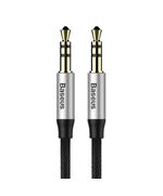 BASEUS CABLE 3.5MM MALE - 3.5MM MALE BLACK 1.5M (CAM30-CS1) (BASCAM30-CS1)