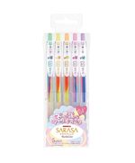 ZEBRA SARASA CLIP 0.5 MARBLE COLOR 5 COLOR PEN SET (ZB-16920) (ZEB16920)