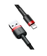 BASEUS LIGHTNING CAFULE CABLE 2A, 3M RED/BLACK (CALKLF-R91) (BASCALKLF-R91)