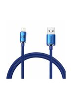 BASEUS CRYSTAL SHINE BRAIDED USB TO LIGHTNING CABLE ΜΠΛΕ 1.2M (CAJY000003) (BASCAJY000003)