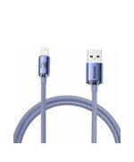 BASEUS CRYSTAL SHINE BRAIDED USB TO LIGHTNING CABLE ΜΩΒ 1.2M (CAJY000005) (BASCAJY000005)