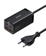 BASEUS GAN3 PRO WALL CHARGER 2XUSB-C + 2XUSB, 100W BLACK (CCGP000101) (BASCCGP000101)