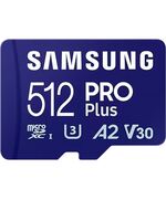 SAMSUNG PRO PLUS MICROSDXC 512GB CLASS 10 U3 V30 A2 UHS-I WITH USB READER (MB-MD512SB/WW) (SAMMB-MD512SB-WW)