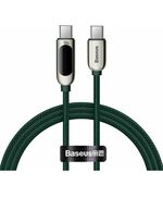BASEUS DISPLAY CABLE USB-C TO USB-C 100W 1M GREEN (CATSK-B06) (BASCATSK-B06)