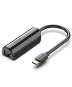 VENTION TYPE-C TO GIGABIT ETHERNET ADAPTER 0.15M BLACK (CFBBB) (VENCFBBB)