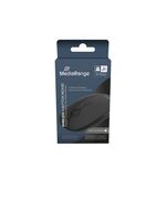 MEDIARANGE OPTICAL 4-BUTTON WIRELESS MOUSE, SCROLL-WHEEL, 1.000 - 2.400 DPI, BLACK (MROS268)