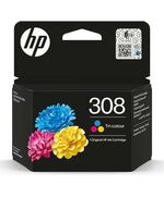 HP 308 TRI-COLOR ORIGINAL INK CARTRIDGE