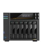 ASUSTOR NAS LOCKERSTOR 6 GEN3 AS6806T 6-BAY 3,5 /4X M.2 NVME SLOTS/AMD RYZEN QUAD-CORE/16GB DDR5/2X 10 GBE, 2X5GBE PORT