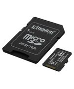 KINGSTON MEMORY CARD MICROSD CANVAS SELECT PLUS SDCS3/64GB, CLASS 10, SD ADAPTER
