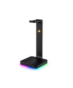 CORSAIR PREMIUM HEADSET STAND ST100 RGB WITH 7.1 SURROUND SOUND - BLACK