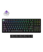 KEYCHRON K8 HE (K8H-J1) SHINE-THROUGH WIRELESS MAGNETIC HALL EFFECT RGB KEYBOARD 80% US LAYOUT