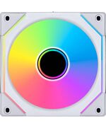 LIAN LI UNI FAN INFINITY SL - 120 - WIRELESS - WHITE - ARGB PWM FAN (1PCS) NO CONTROLLER