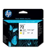 HP ΚΕΦΑΛΉ ΕΚΤΎΠΩΣΗΣ NO.72 MATTE BLACK & YELLOW (C9384A) (HPC9384A)