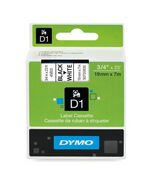 ΤΑΙΝΊΑ ΕΤΙΚΕΤΟΓΡΆΦΟΥ DYMO D1 (ΜΑΎΡΑ ΓΡΆΜΜΑΤΑ ΣΕ ΛΕΥΚΌ ΦΌΝΤΟ) (S0720830) (DYMO45803)