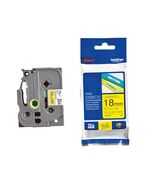 BROTHER P-TOUCH LAMINATED BLACK ON YELLOW 8M X 18MM (TZE641) (BROTZE641)