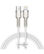 BASEUS CAFULE BRAIDED USB-C TO LIGHTNING CABLE 20W WHITE1M (CATLJK-A02) (BASCATLJK-A02)