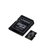 KINGSTON MEMORY CARD MICROSD CANVAS SELECT PLUS SDCS2/256GB, CLASS 10, SD ADAPTER