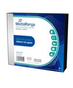 MEDIARANGE DVD+R DUAL LAYER 240' 8.5GB 8X SLIMCASE PACK X 5 (MR465)