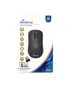 MEDIARANGE OPTICAL MOUSE 3-BUTTON (BLACK, WIRELESS) (MROS209)