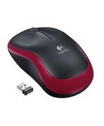 LOGITECH M185 WIRELESS MOUSE  RED (910-002240)