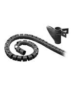 MEDIARANGE CABLE BUNDLE TUBE  20MM 2.5M BLACK (MRCS301)