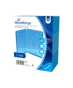MEDIARANGE BD CASE  FOR 1 DISC 11MM BLUE  (5 PACK) (MRBOX38)