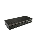 LC-POWER ΘΉΚΗ ΓΙΑ M.2 NVME SSD ΜΕ ΣΎΝΔΕΣΗ TYPE-C USB 3.2 (ΜΑΎΡΟ) (LC-M2-C-NVME-2X2) (LCM2-C-NVME-2X2)