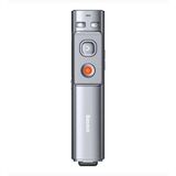 BASEUS PRESENTER ΜΕ ΠΟΡΤΟΚΑΛΊ LASER ΚΑΙ ΠΛΉΚΤΡΑ SLIDESHOW ΣΕ ΑΣΗΜΊ ΧΡΏΜΑ (WKCD000013) (BASWKCD000013)