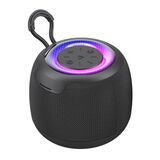 USAMS ΦΟΡΗΤΌ ΗΧΕΊΟ US-YX014, 10W, BLUETOOTH, 1200MAH, ΜΑΎΡΟ