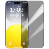 BASEUS ΠΡΟΣΤΑΤΕΥΤΙΚΌ ΟΘΌΝΗΣ TEMPERED GLASS DIAMOND ΜΕ ΦΊΛΤΡΟ ΙΔΙΩΤΙΚΌΤΗΤΑΣ ΓΙΑ IPHONE 15 PRO ΔΙΑΦΑΝΈΣ (P60057405203-01) (BASP60057405203-01)