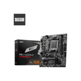 MSI MB PRO A620M-E, SOCKET AMD AM5, CS AMD A620, 2 DIMM SOCKETS DDR5, HDMI/VGA, LAN PORT, MICRO-ATX, 3YW.
