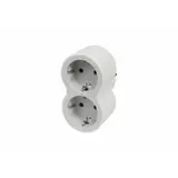 LEGRAND SURGEARREST 2 OUTLETS WHITE/GREY