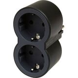 LEGRAND SURGEARREST 2 OUTLETS BLACK/GREY