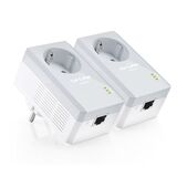 TP-LINK AV600 PASSTHROUGH POWERLINE STARTER KIT (TL-PA4010P KIT)