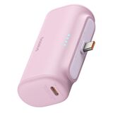 BASEUS POWERBANK COMPACT USB-C 5000MAH, 20W PINK (P10068306413-00) (BASP10068306413-00)