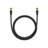 BASEUS ΚΑΛΏΔΙΟ ΔΙΚΤΎΟΥ ETHERNET RJ45 CAT.8 ΜΕ ΠΛΕΚΤΌ ΠΕΡΊΒΛΗΜΑ, 40GBPS, 1M ΜΑΎΡΟ (B0013320C111-01) (BASB0013320C111-01)
