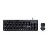 GEMBIRD KEYBOARD PLUS MOUSE SET USB US LAYOUT BLACK (KBS-UM-04) (GEMKBS-UM-04)