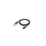 CABLEXPERT REGULAR USB TO LIGHTNING CABLE ΜΑΎΡΟ 1M (CC-USB2-AMLM-1M) (GEMCC-USB2-AMLM-1M)