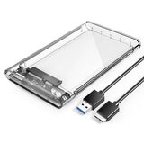 ORICO ΘΉΚΗ ΓΙΑ 2.5" SATA HDD/SSD 2139U3, 5GBPS, ΔΙΆΦΑΝΗ