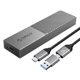 ORICO ΘΉΚΗ ΓΙΑ M.2 NVME SSD M206C3-G2, 10GBPS, ΓΚΡΙ