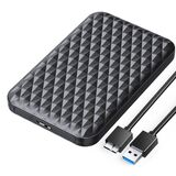 ORICO ΘΉΚΗ ΓΙΑ 2.5" SATA HDD/SSD 2520U3-V1, 5GBPS, ΜΑΎΡΗ