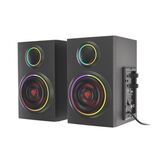 GENESIS GAMING SPEAKERS HELIUM 300BT 2.0 WOOD BLUETOOTH ARGB (NCS-1716) (GNSNCS-1716)
